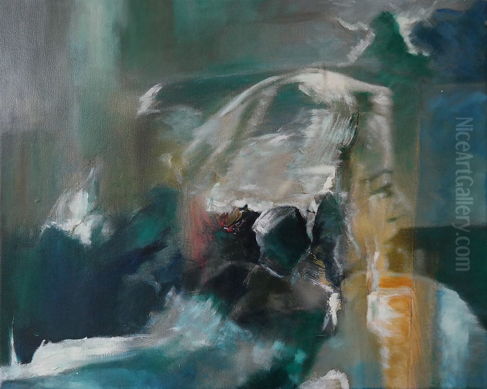 sidewise Oil Painting by unknown