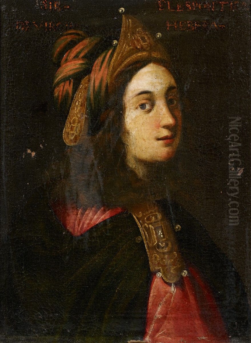 Die Sibylle von Hellespont. Oil Painting by unknown