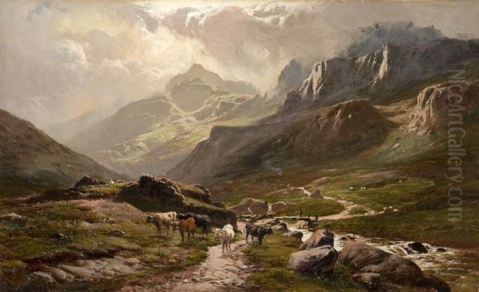 Grizedale, Westmorland Oil Painting by Sidney Richard Percy