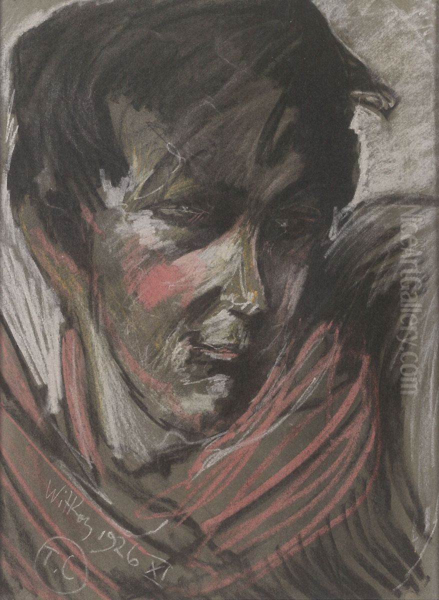 Portret Heleny Bialynickiej-Birula Oil Painting by Stanislaw Ignacy Witkiewicz (Witkacy)