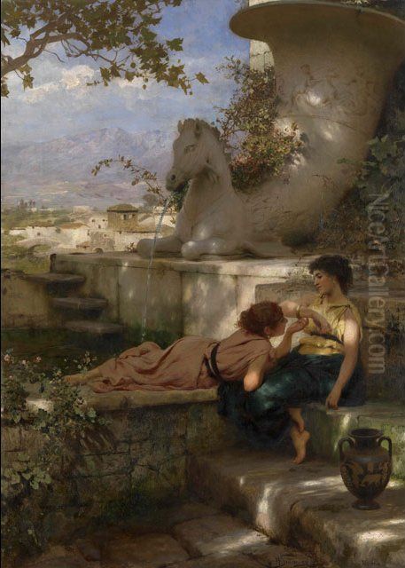 The new bracelet Oil Painting by Henryk Siemiradzki