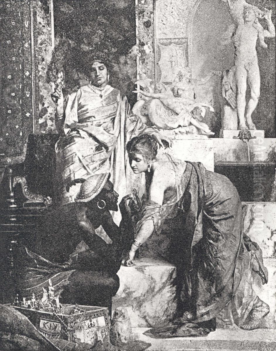 Selling Amulets. Oil Painting by Henryk Siemiradzki