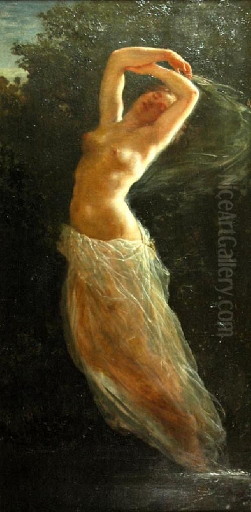 Twilight Oil Painting by Wojciech Gerson