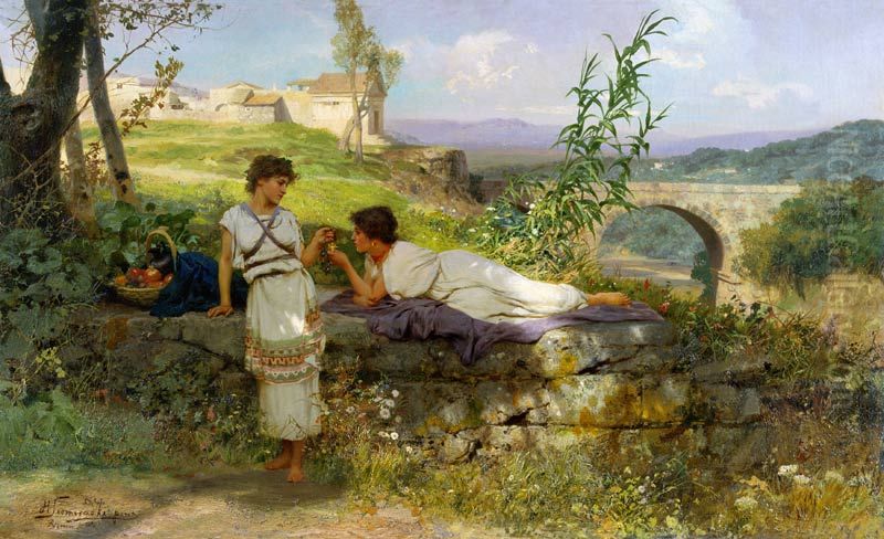 Talisman Oil Painting by Henryk Siemiradzki