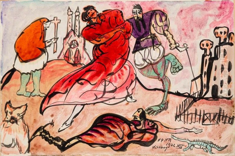 Fairy tale I Oil Painting by Stanislaw Ignacy Witkiewicz (Witkacy)