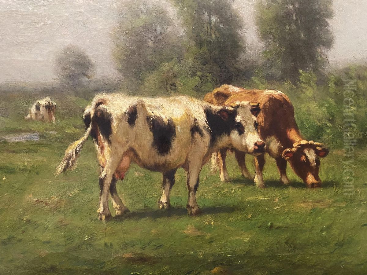 A Summer Morning Oil Painting by Carleton Wiggins