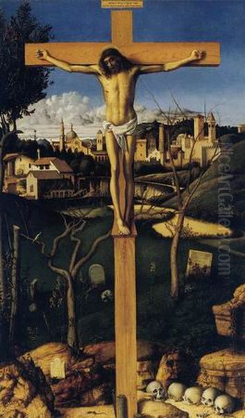 Crucifixion Oil Painting by Giovanni Bellini