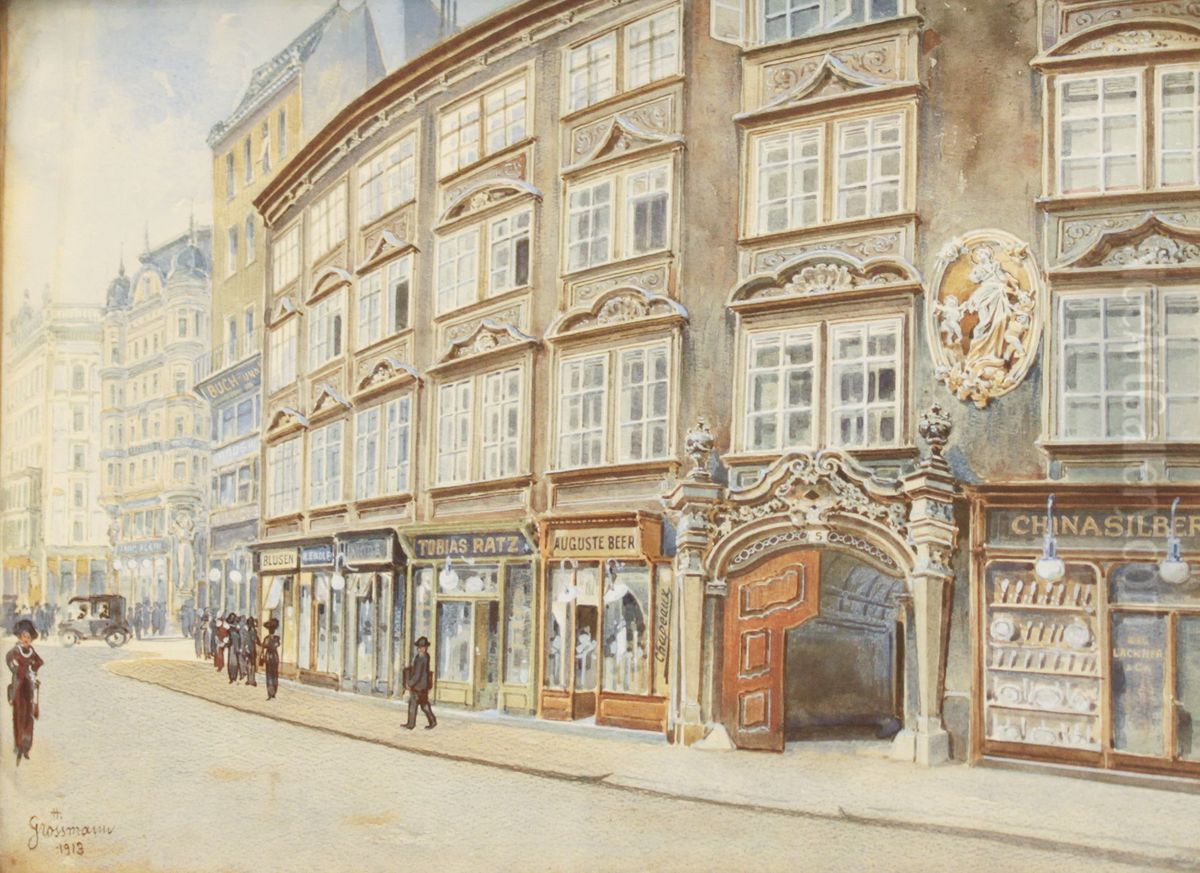Wien, Tuchlauben, Hochholzerhof Oil Painting by unknown