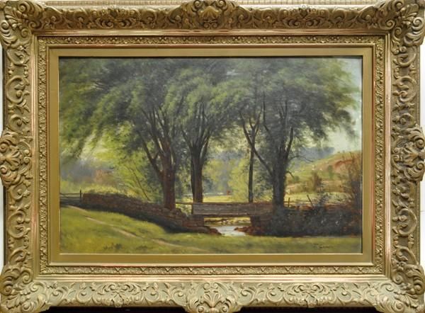 Streamside Park Oil Painting by Thomas, of Pall Mall Butler