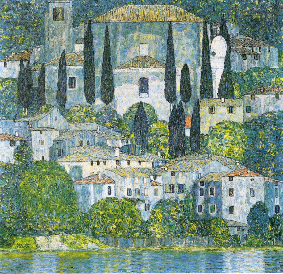 Kirche in Cassone Oil Painting by Gustav Klimt