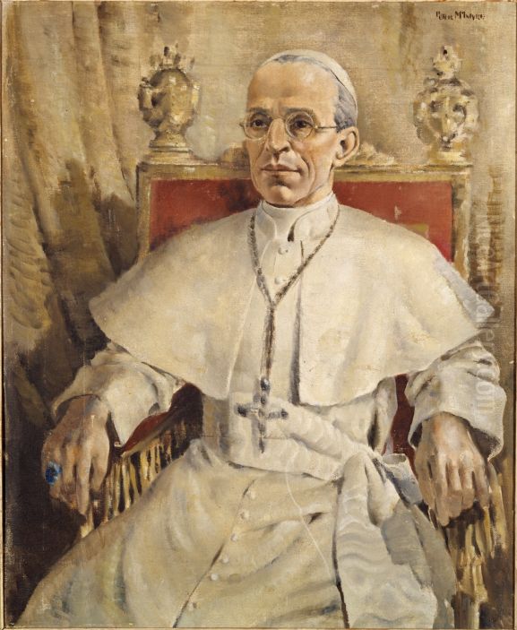 His Holiness Pope Pius XII Oil Painting by Peter McIntyre