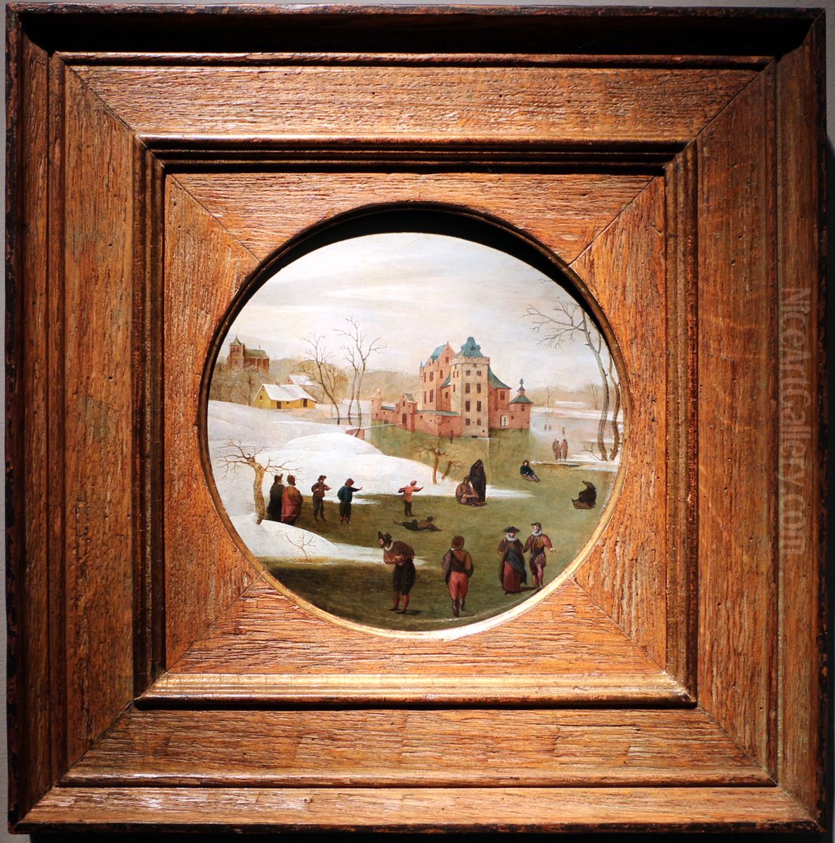 February from set of months Oil Painting by Abel Grimmer