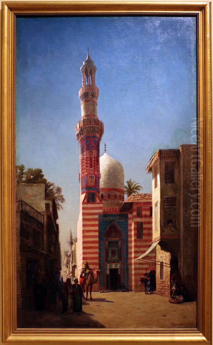 la moschea Oil Painting by Abraham Archibald Anderson