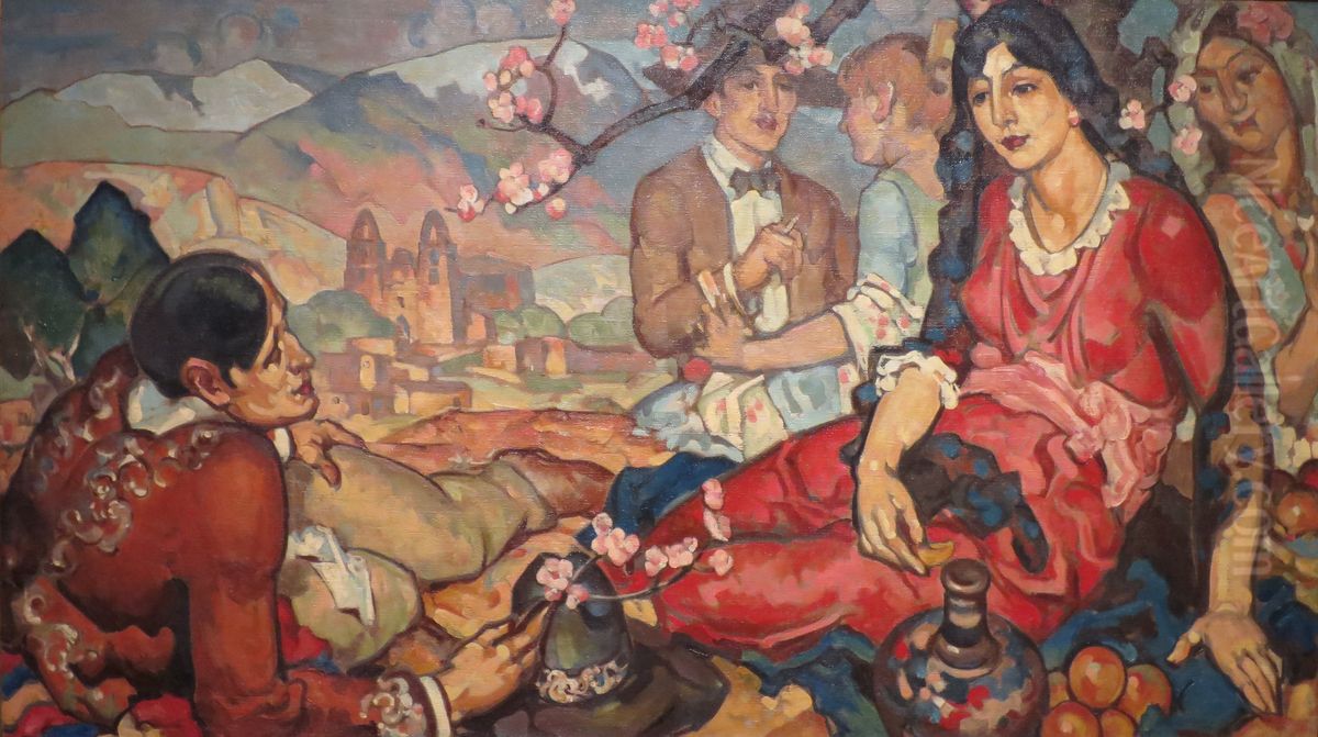 Noon Oil Painting by William Penhallow Henderson