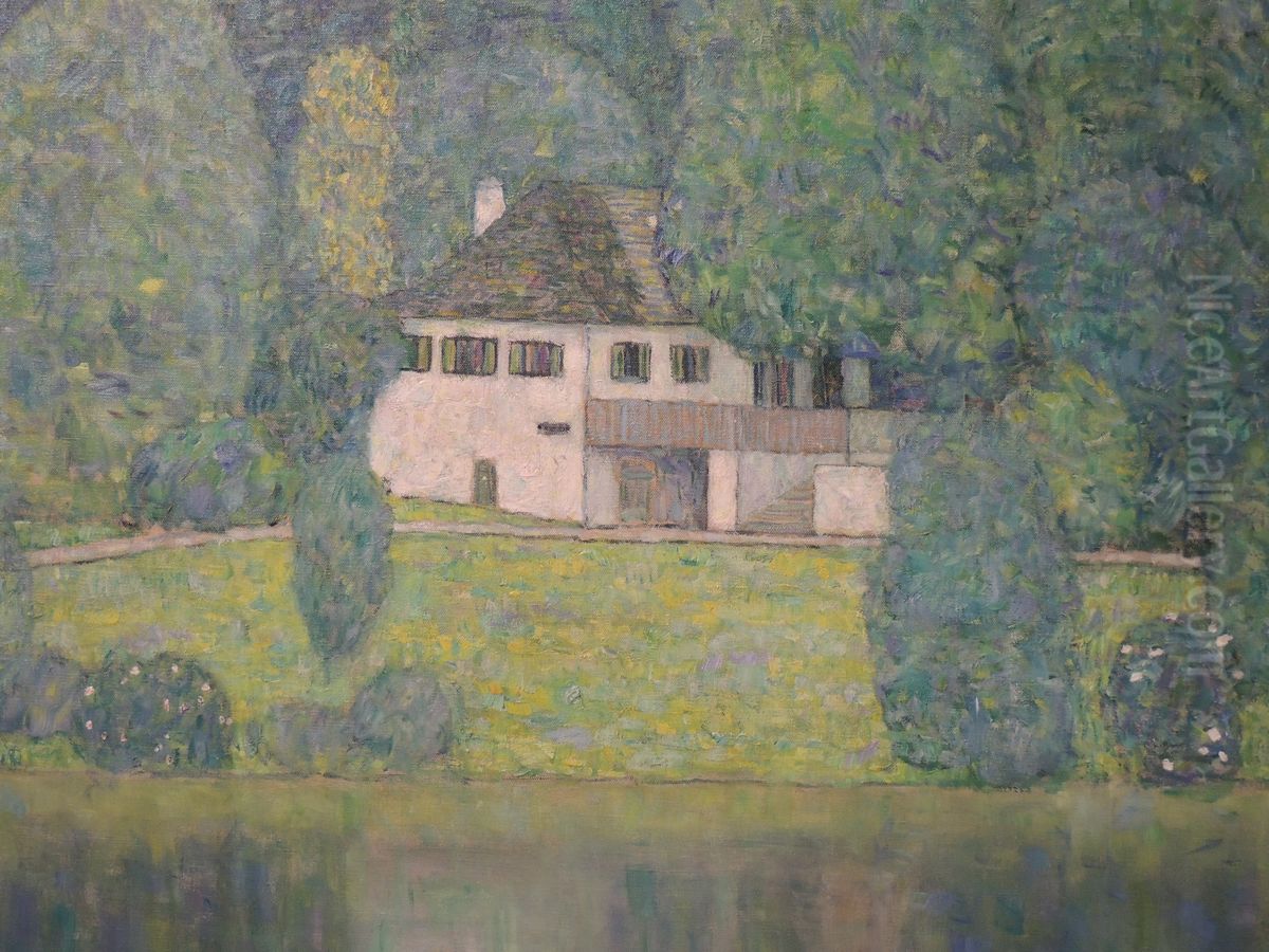 Litzlbergkeller Oil Painting by Gustav Klimt