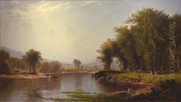 Summer Afternoon on the Saco Oil Painting by Alfred Thompson Bricher