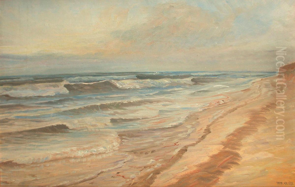 Hojvande ved Skagen Strand. Oil Painting by Michael Peter Ancher