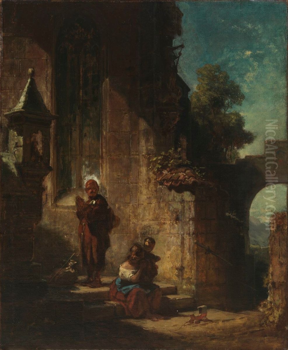 The Hypocrite Oil Painting by Carl Spitzweg