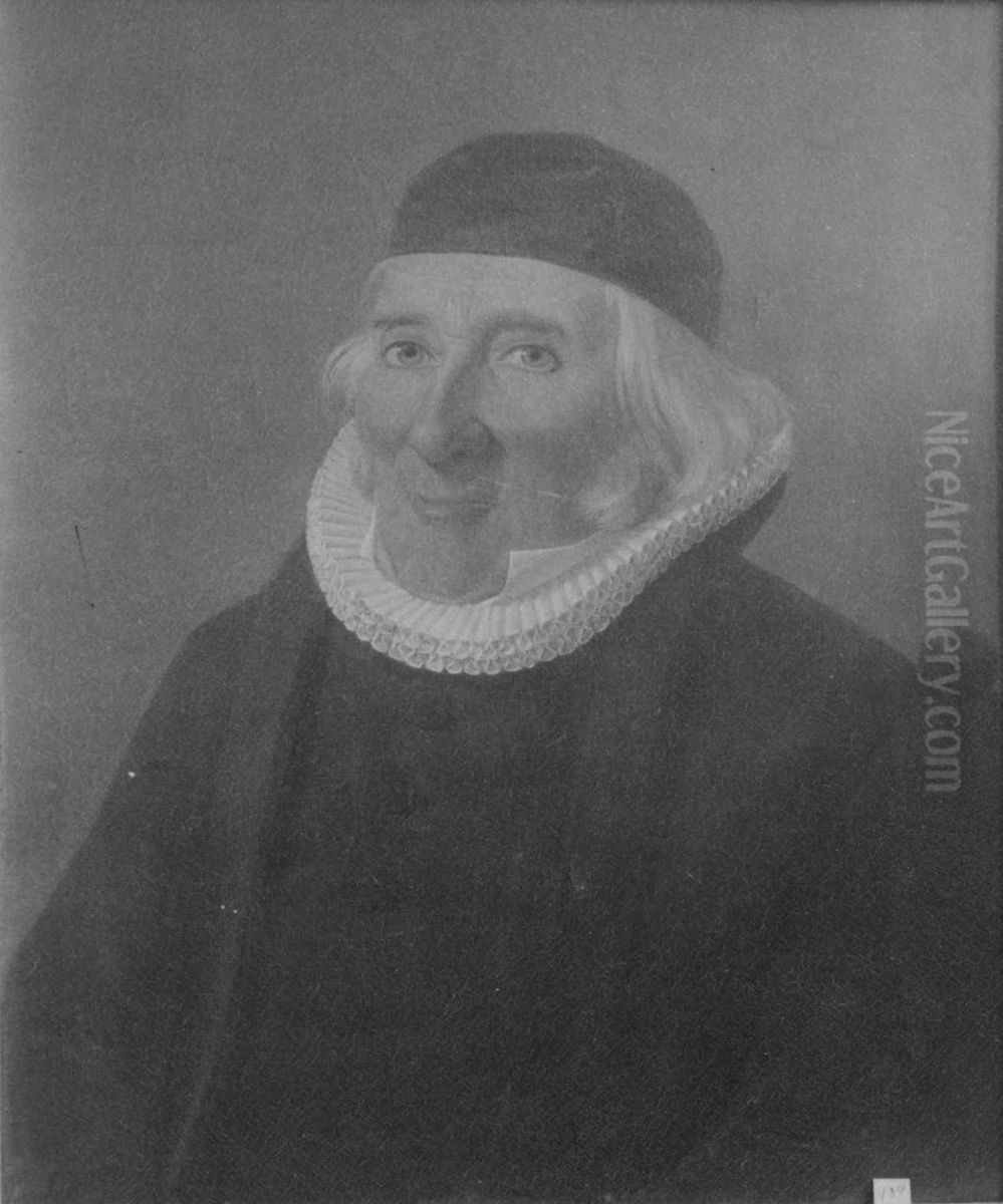 Abraham Wilhelm Storen Oil Painting by Johannes Flintoe