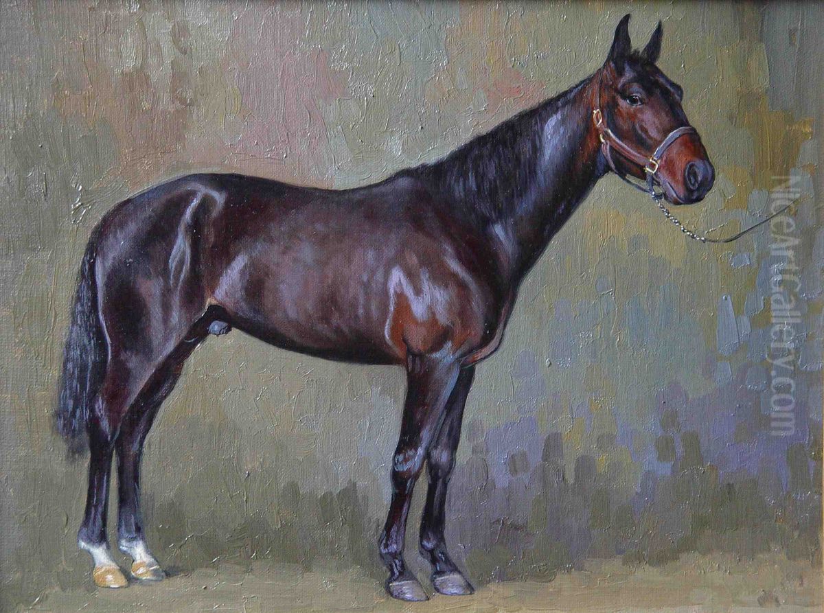 Standardbred. Oil Painting by Simon Kozhin