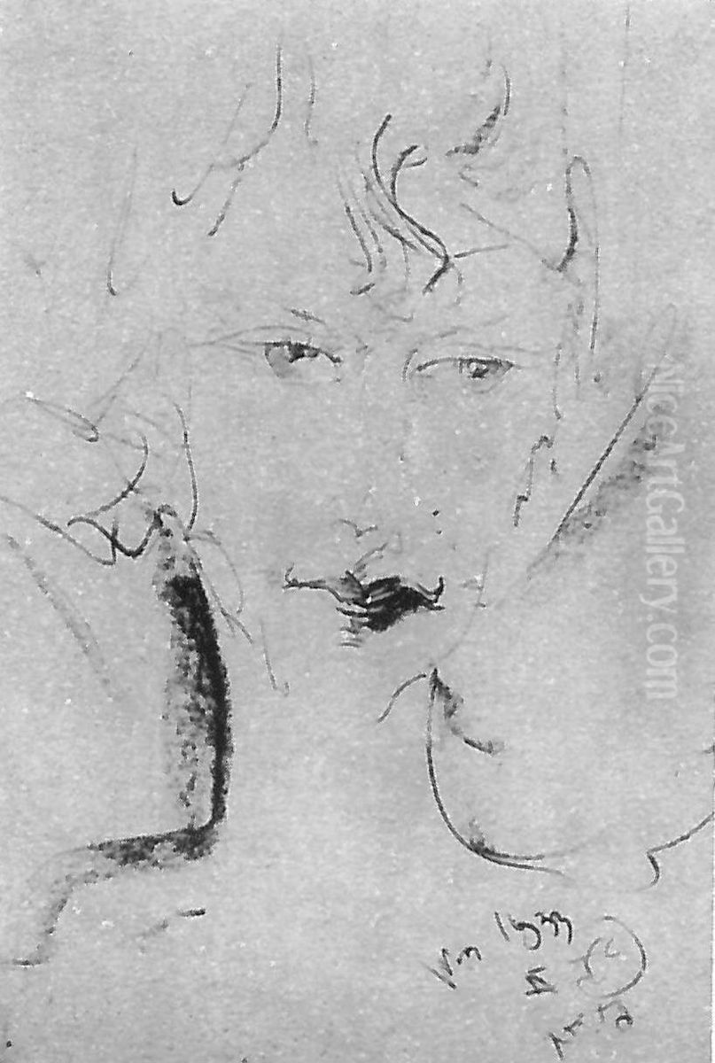 Portret kobiecy Oil Painting by Stanislaw Ignacy Witkiewicz (Witkacy)