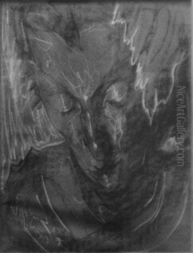 Portret Jana Leszczynskiego Oil Painting by Stanislaw Ignacy Witkiewicz (Witkacy)