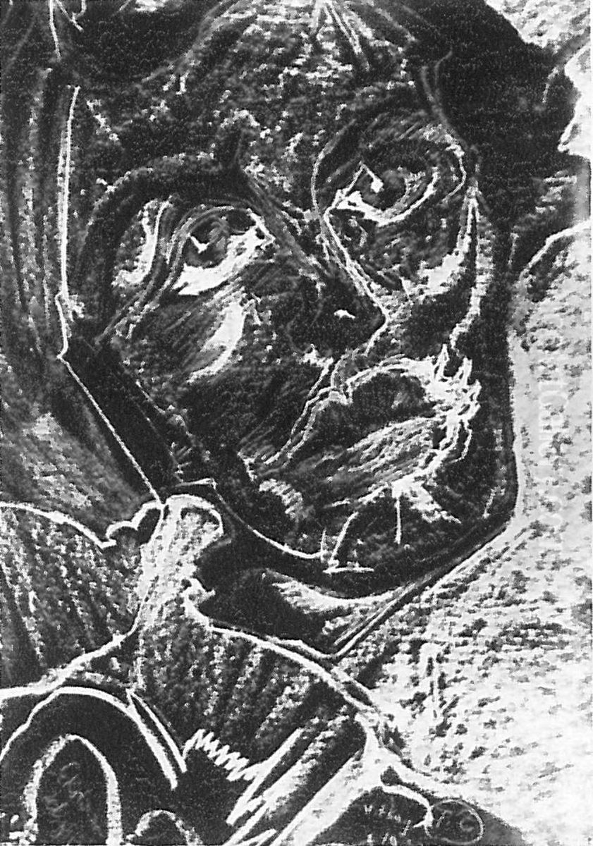 Portret Jadwigi Witkiewiczowej, Ekstaza religijna Oil Painting by Stanislaw Ignacy Witkiewicz (Witkacy)