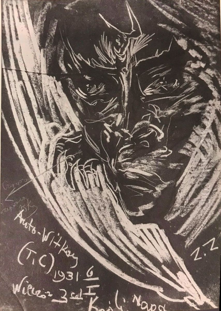 Auto-Witkacy, evening of Epiphany Oil Painting by Stanislaw Ignacy Witkiewicz (Witkacy)