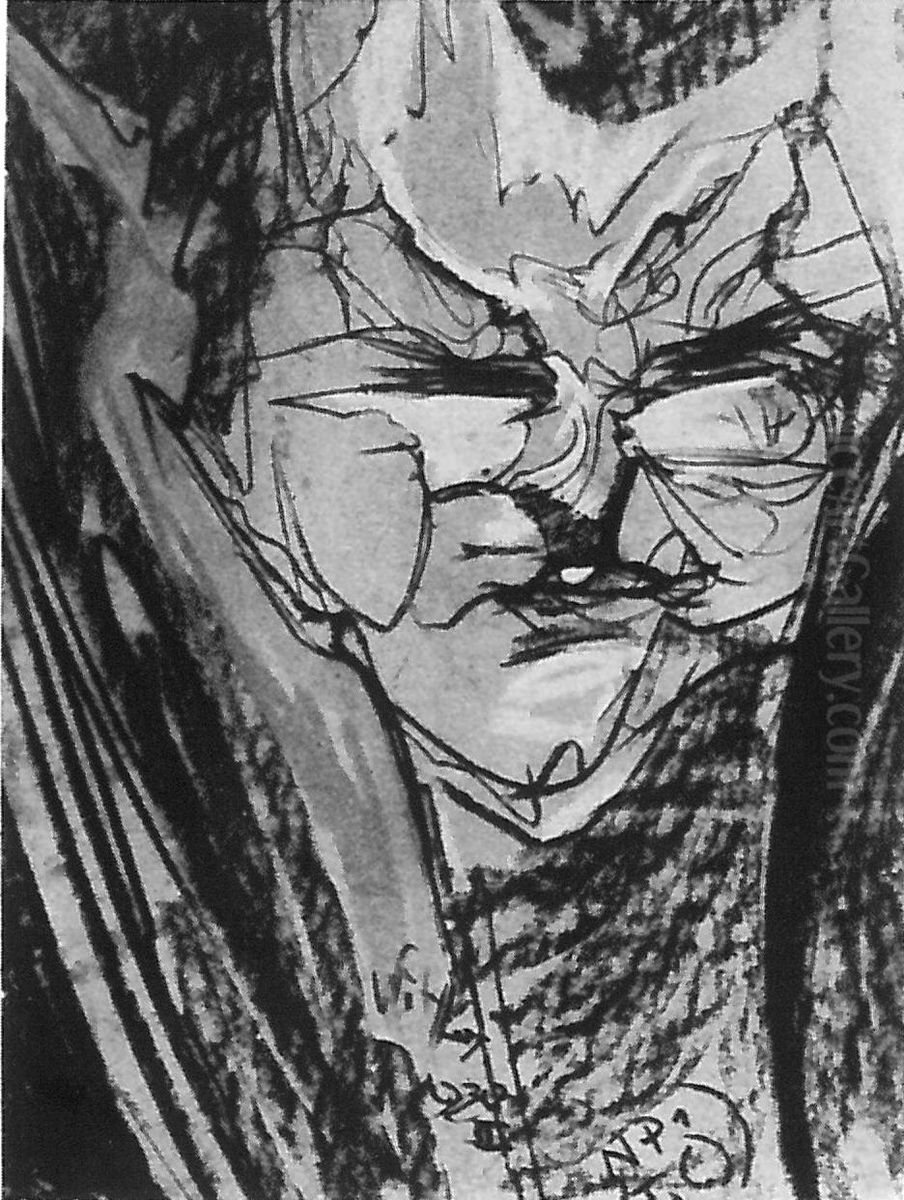 Portret Heleny Bialynickiej-Biruli Oil Painting by Stanislaw Ignacy Witkiewicz (Witkacy)