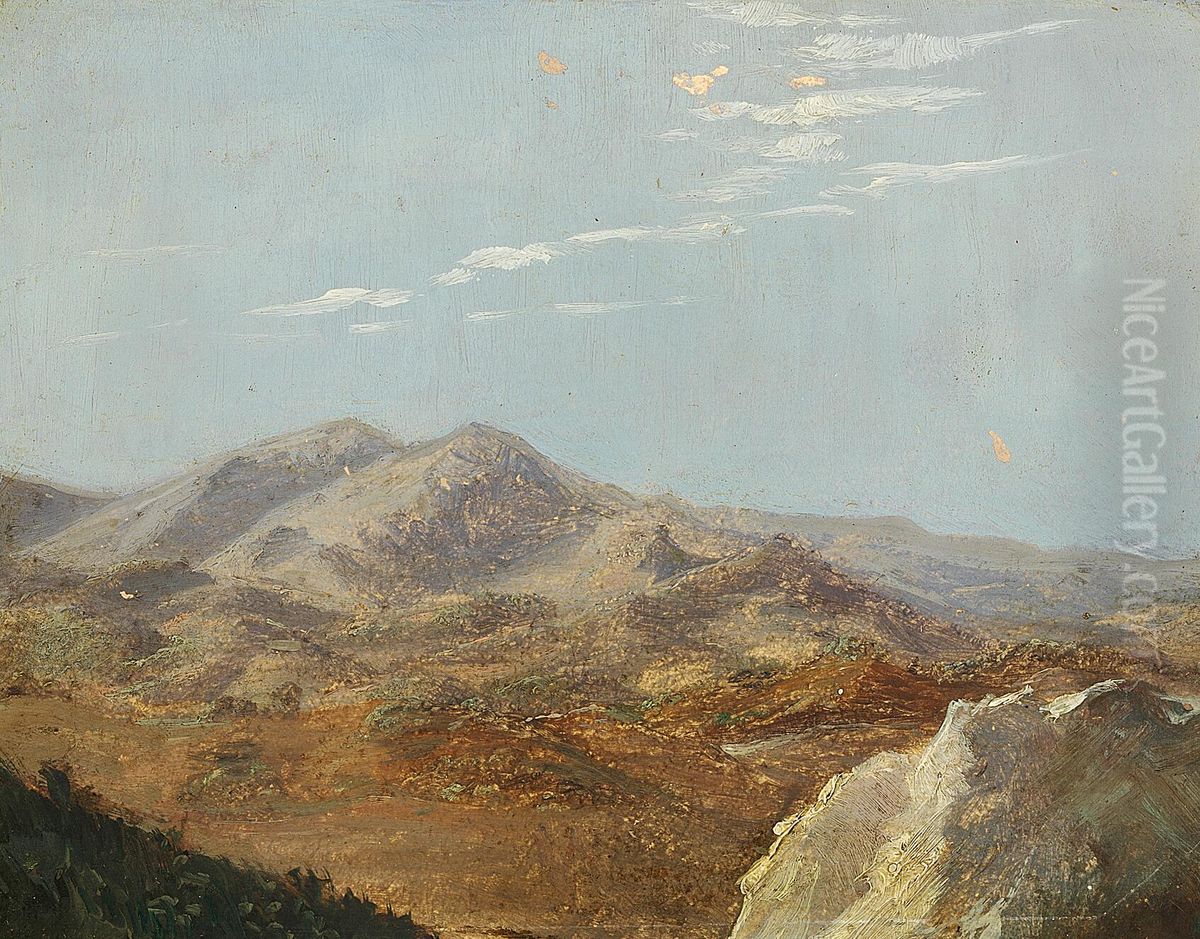 A mountain landscape. Oil Painting by Vilhelm Kyhn