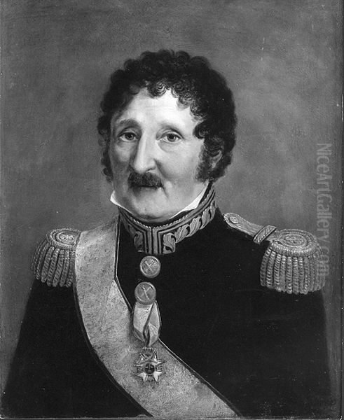 Jacob Friedrich Schilling Oil Painting by Johannes Flintoe