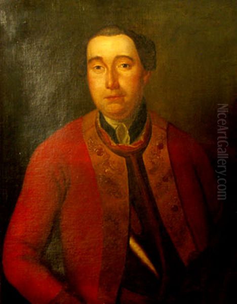 August Friedrich von Wackenitz Oil Painting by Ragnhild Beichmann