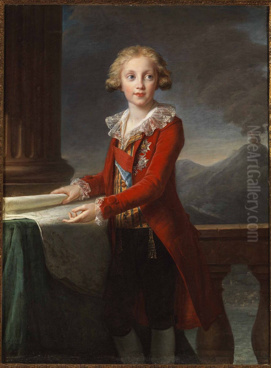 Francesco I di Borbone Oil Painting by Elisabeth Louise Vigee Le Brun