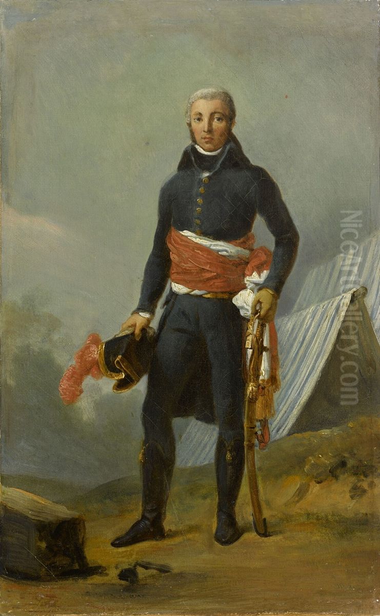 general Jean Victor Moreau (1764-1813) Oil Painting by Francois Gerard