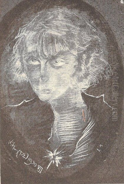 Portret Neny Stachurskiej Oil Painting by Stanislaw Ignacy Witkiewicz (Witkacy)
