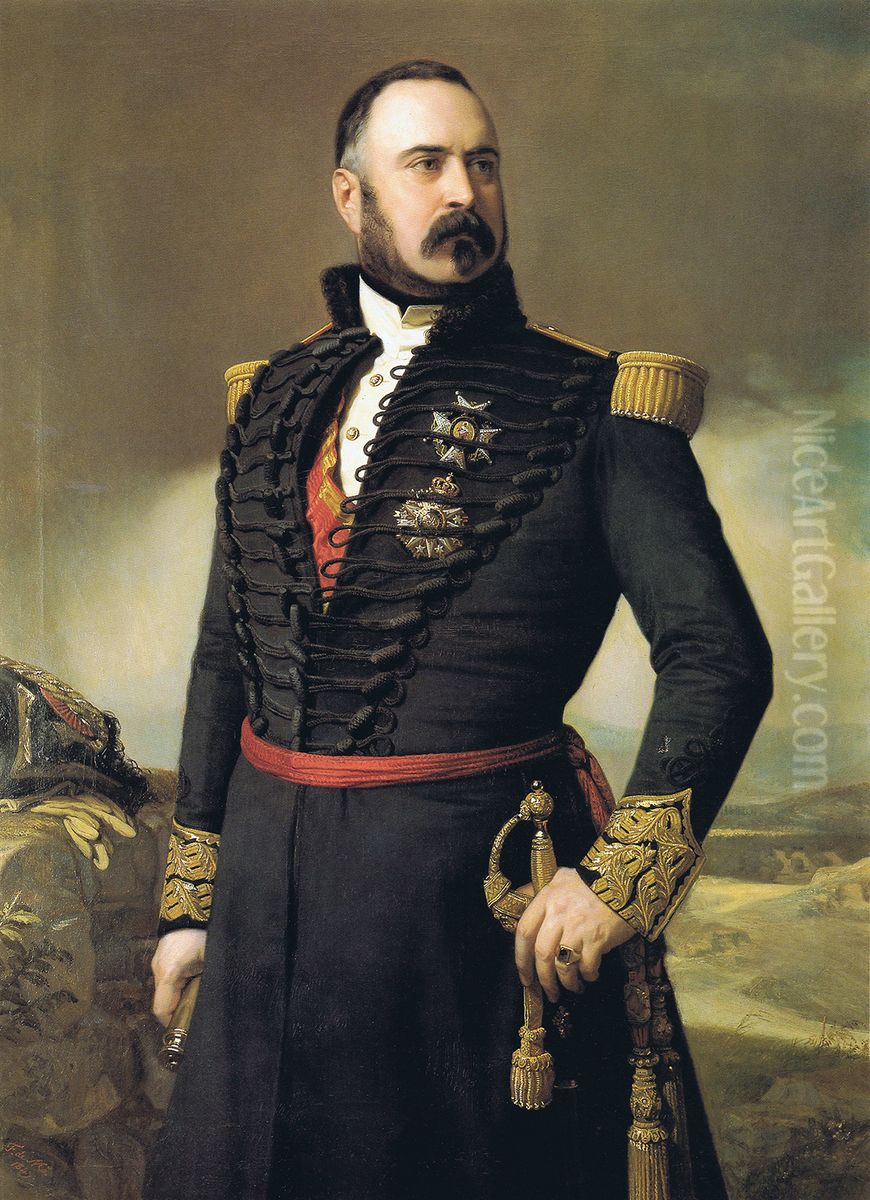 Manuel de Mazarredo Oil Painting by Federico de Madrazo y Kuntz