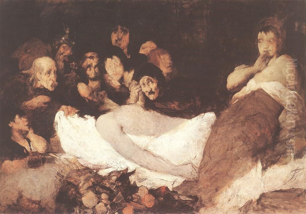 Bier-Right (sketch) Oil Painting by Jeno Gyarfas