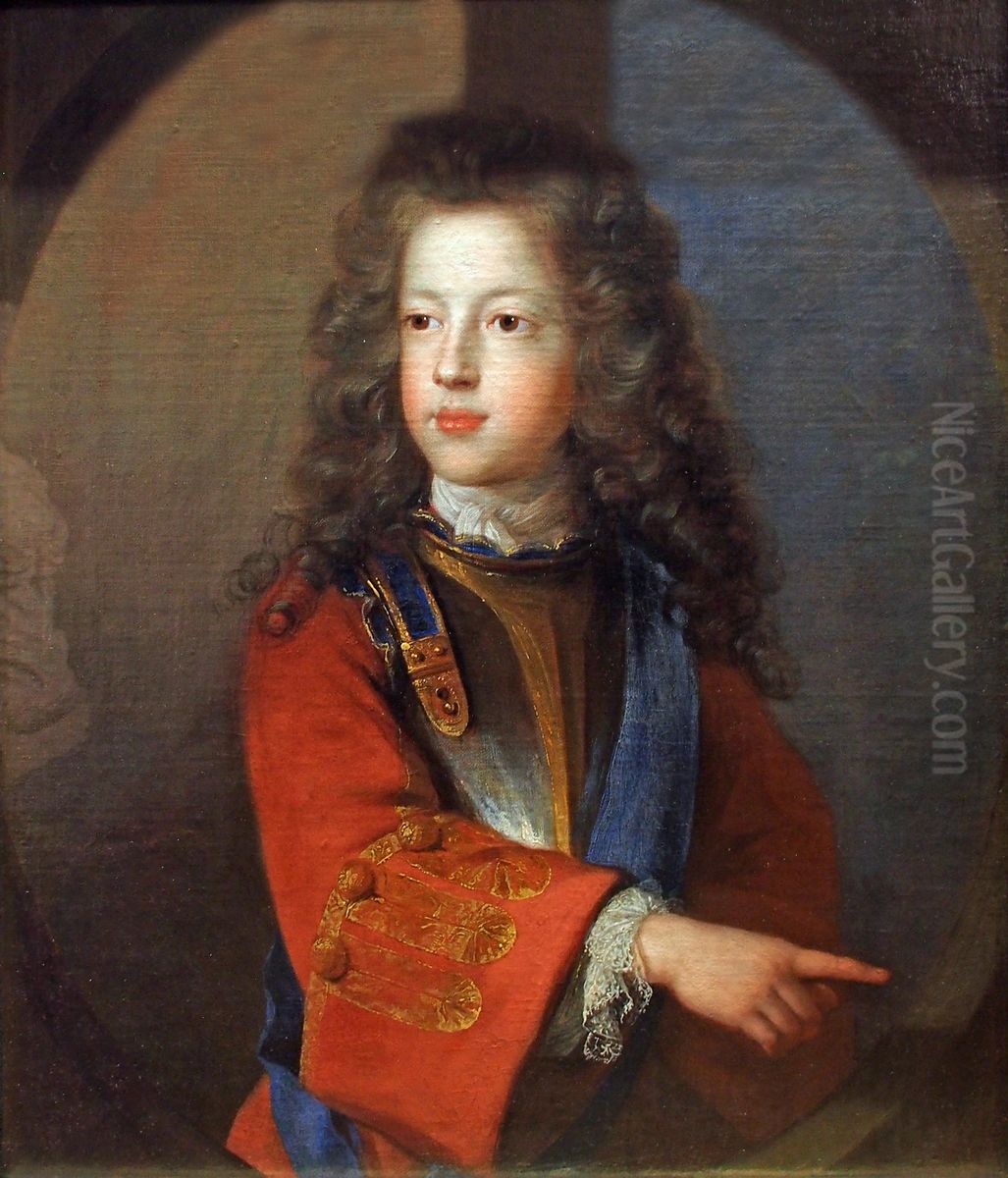 Prinz Jakob Eduard Stuart Oil Painting by Francois de Troy