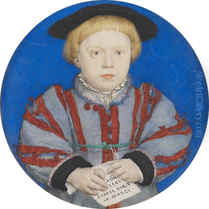Charles Brandon, 3rd Duke of Suffolk (1537/8-1551) Oil Painting by Hans Holbein the Younger