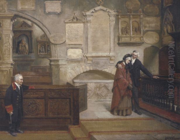 Fifty Years Since Our Wedding Day Oil Painting by Saint George Hare