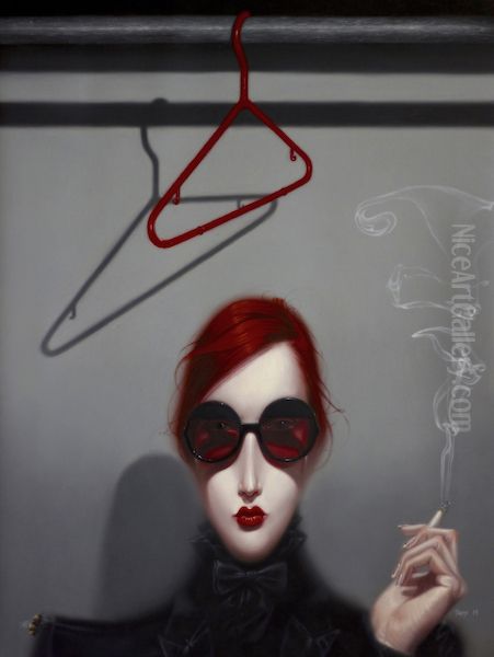 The Wallflower Opus Oil Painting by unknown