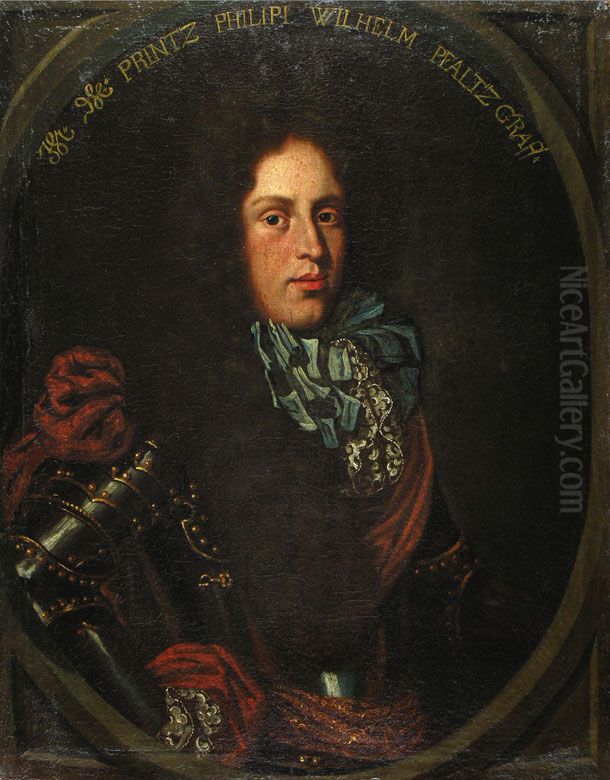 Portrat des Philipp Wilhelm August von der Pfalz (1668-1693) Oil Painting by Unidentified painter
