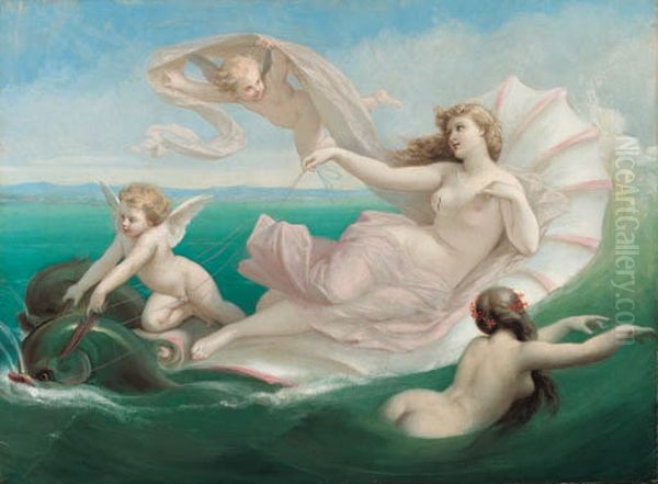 Sea nymphs Oil Painting by Henri-Pierre Picou