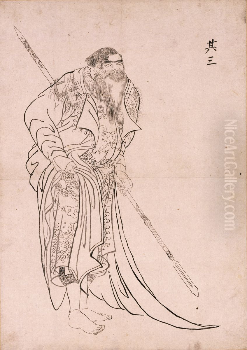 Ishu Retsuzo Oil Painting by Kakizaki Hakyo