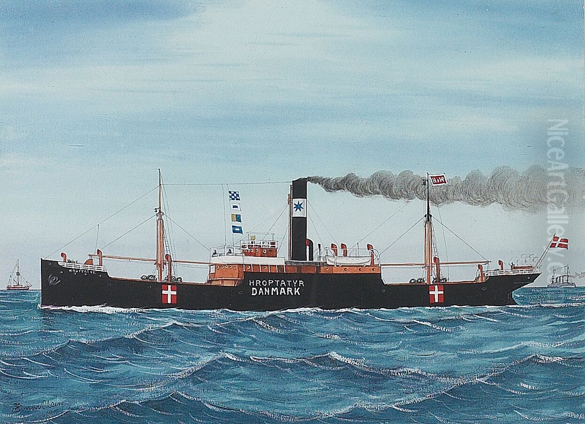 Hroptatyr of Copenhagen. Oil Painting by unknown