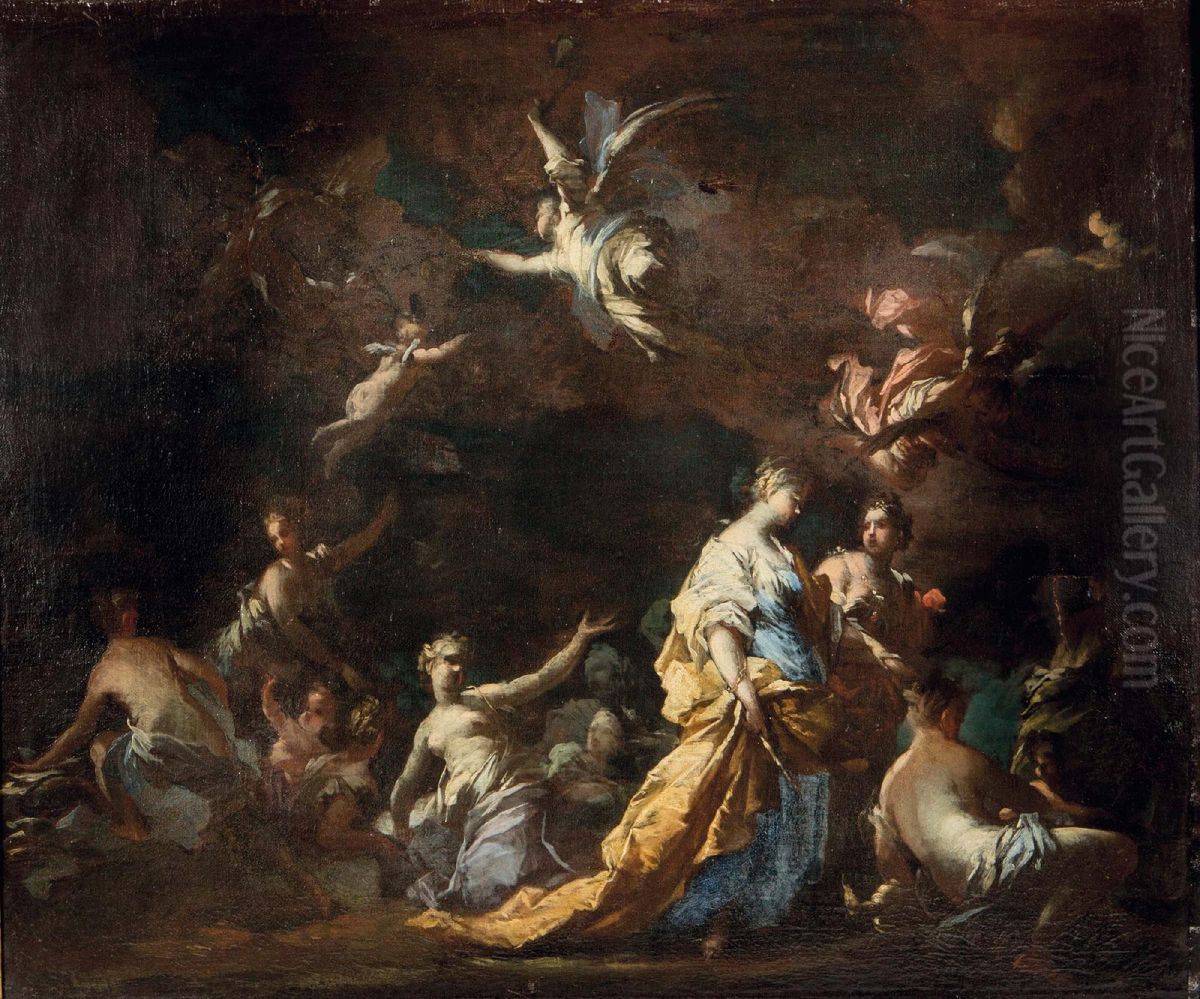 Mythological scene Oil Painting by Giovanni Battista Ranieri del Pace
