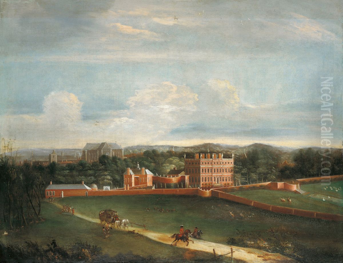 Buckingham Palaces Oil Painting by Adriaen Van Diest