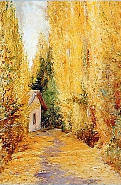 paisaje de campo Oil Painting by Alfredo Valenzuela Puelma