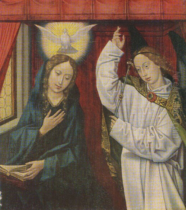 The Annunciation Oil Painting by Master of the Khanenko Adoration