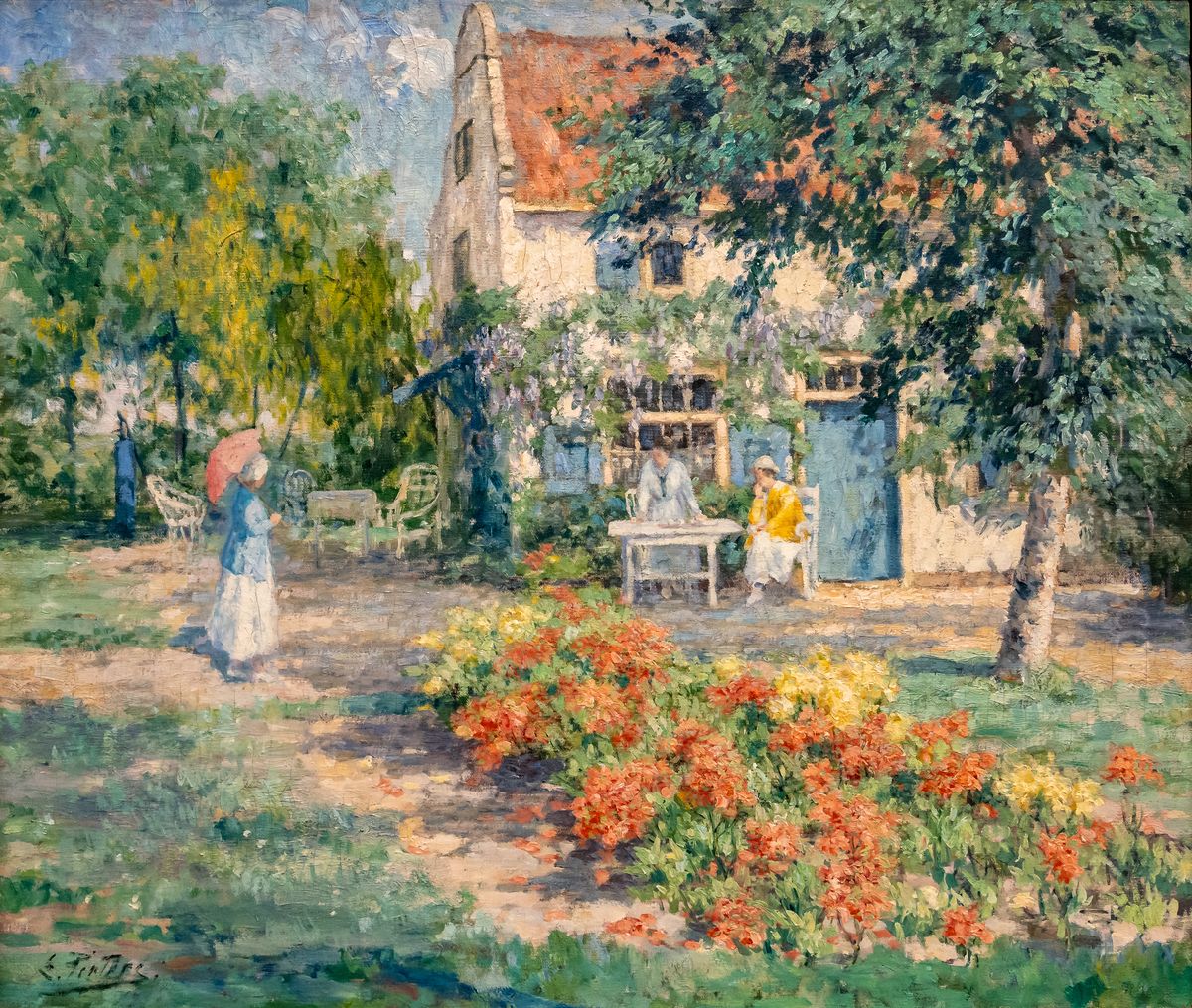 Sommertag Oil Painting by Evert Pieters